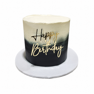 Elegant Ombre Birthday Cake  #EOB0703