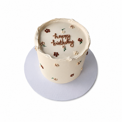 Tiny Bloom Birthday Cake #TB0703