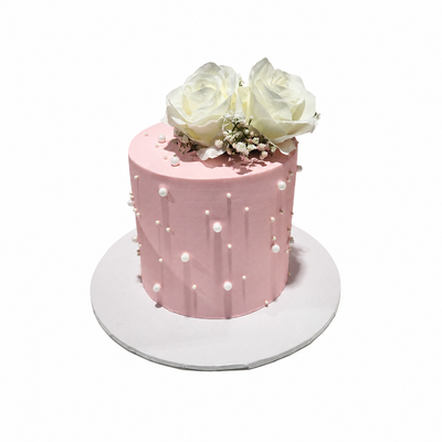 Blush Rose Pearl Cake #BRP0703