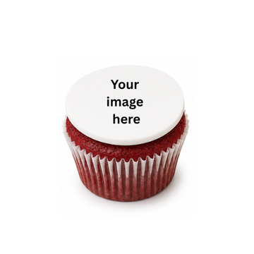 6 x Custom Edible Image Cupcakes
