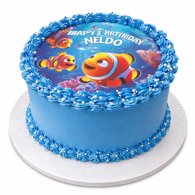 Hapy Birthday Nemo Cake - #PT63