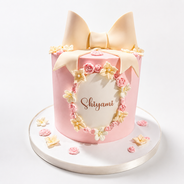 Bow Frame Cake. - #PT54