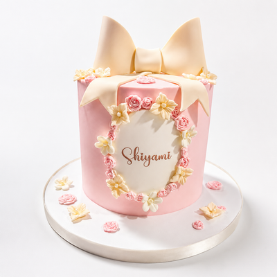Bow Frame Cake. - #PT54