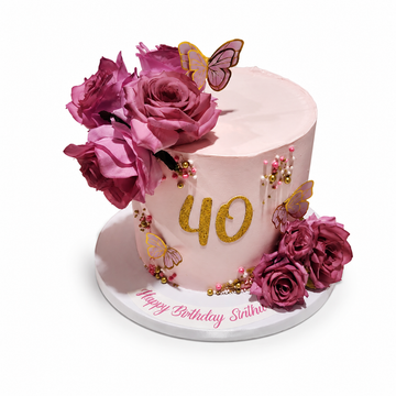 Blush Butterfly Cake #BB629