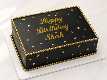 Black & Gold Gala Slab #PT216