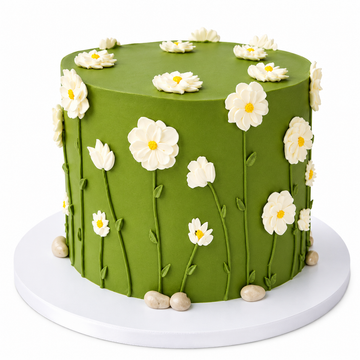 Enchanted Garden Buttercream Cake #EG0716