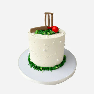 Cricket-Themed Cake - #PT13.