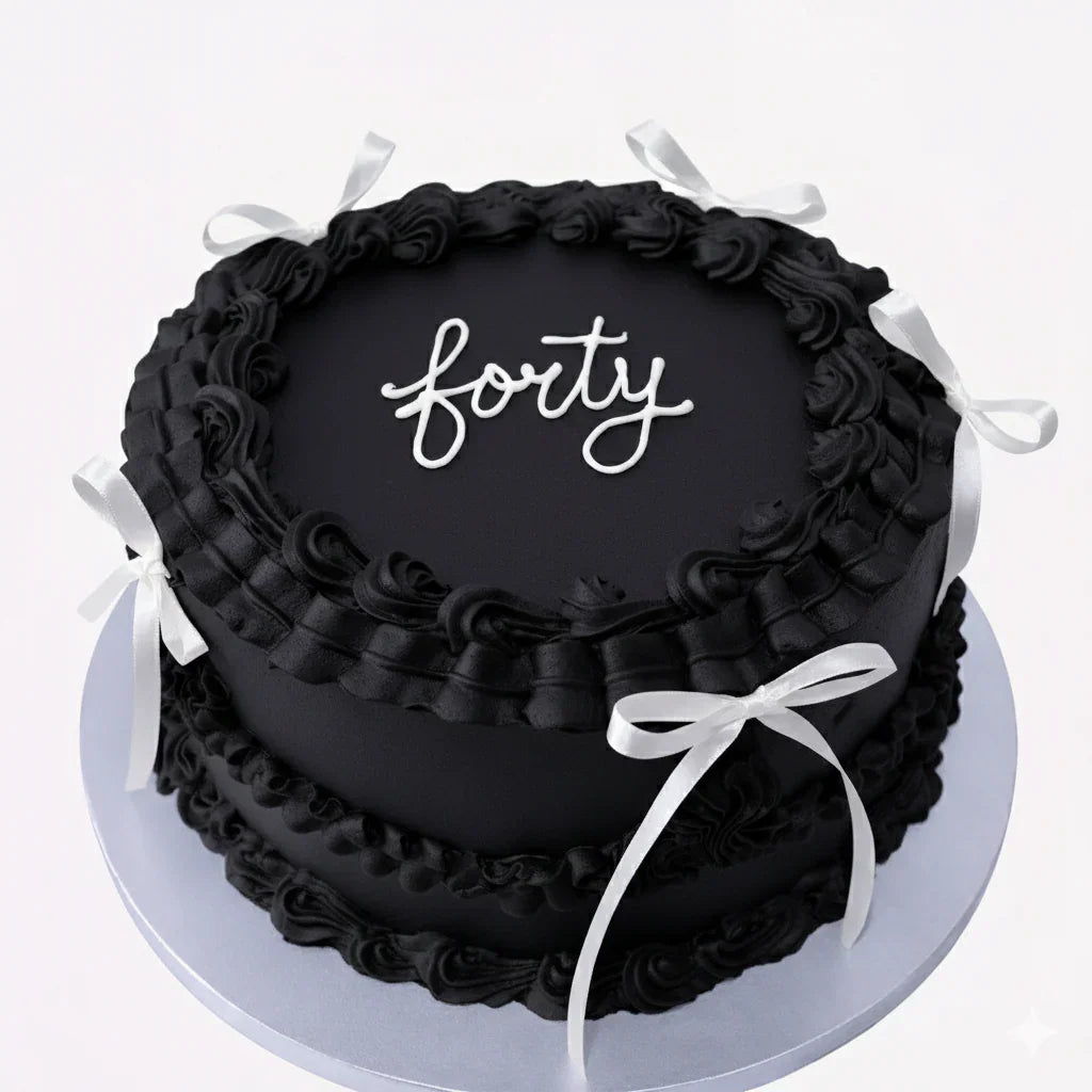 ROUND VINTAGE CAKE (Custom).