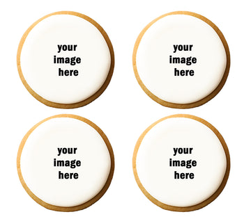 8 x Custom Edible Image Cookies