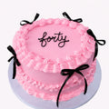 ROUND VINTAGE CAKE (Custom).