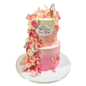 Floral Butterfly Tier #PT127