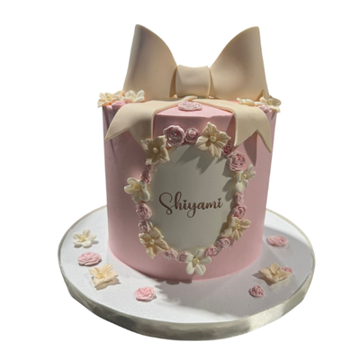 Bow Frame Cake. - #PT54