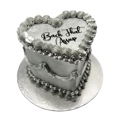 The Silver Luxe Heart - #PT137