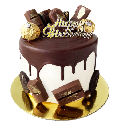 CHOCOLATE BIRTHDAY CAKE 6"
