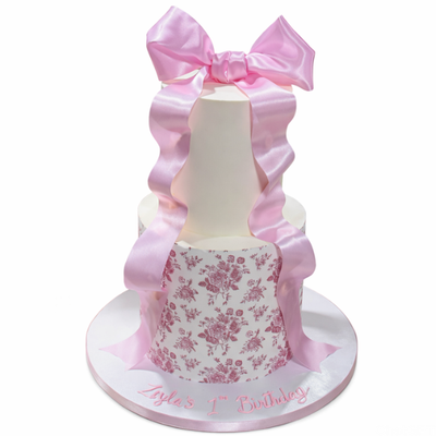 Ribbon Heirloom Cake- #PT45