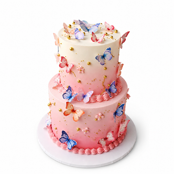 Colorful Butterfly Cake #BC0803